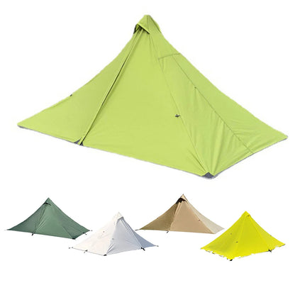 Camping Outdoor Ultralight Tipi Teepee Tent Pyramid Double Layer Bushcraft 1 Person Tents Hot Tent Waterproof