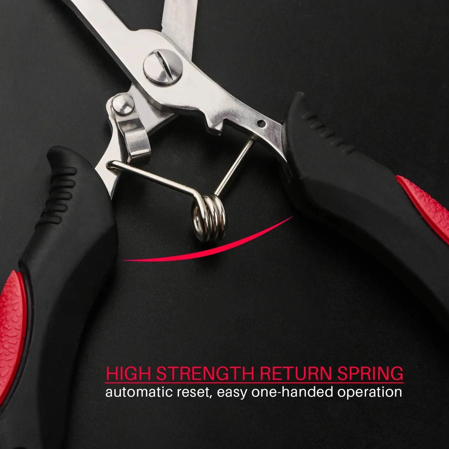 Multifunctional Fishing Pliers Stainless Steel Braided Line Cutter Scissors Hook Remover with Pliers Sheath Lanyard Fishing Tool