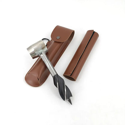 Auger Wrench Outdoor Multi Functional Survival Hand Drill Tools Jungle Crafts Drilling Drilling Tools For Wood  Accessories