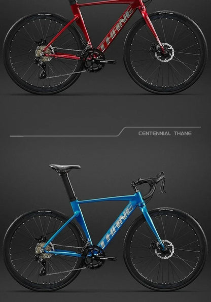 700C curved handle road bicycle 27 speed oil disc brake gravel bike ultralight aluminum alloy frame Road Racing bicicleta aldult