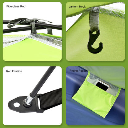 1/2 Person Ultralight Camping Tent Single 1/2 Person Ultralight Camping Tent Single For Outdoor Beach Fishing Backpacking Trip