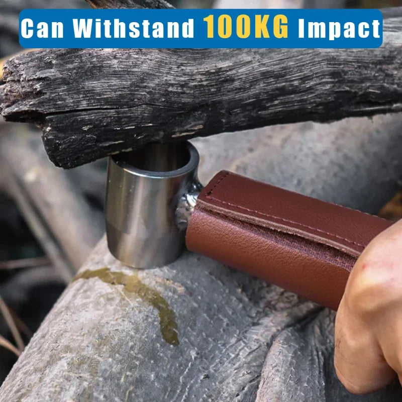 Auger Drill Bits Outdoor Survival Punch Tool Camping Bushcraft Manual Hole Maker Wrench Wood Drill Core Woodworking