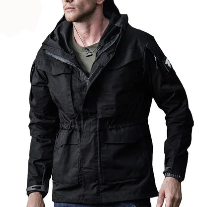 M65 UK Clothes Windproof Hunting Field Jackets Mens Winter/Autumn Waterproof Pilot Train Coat Hoodie Three Colors