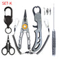 Shawto Aluminium Alloy Fishing Gripper Professional Fishing Lip Grabber Tool Fish Scissors Clip Fish Control Tackle Pliers Gear