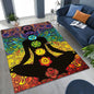 Bohemia Yoga chakra Mandala Spirit Meditation Rug for Bedroom Living Room Sofa Home Doormat Decor,Large Kids Non-slip Floor Mat