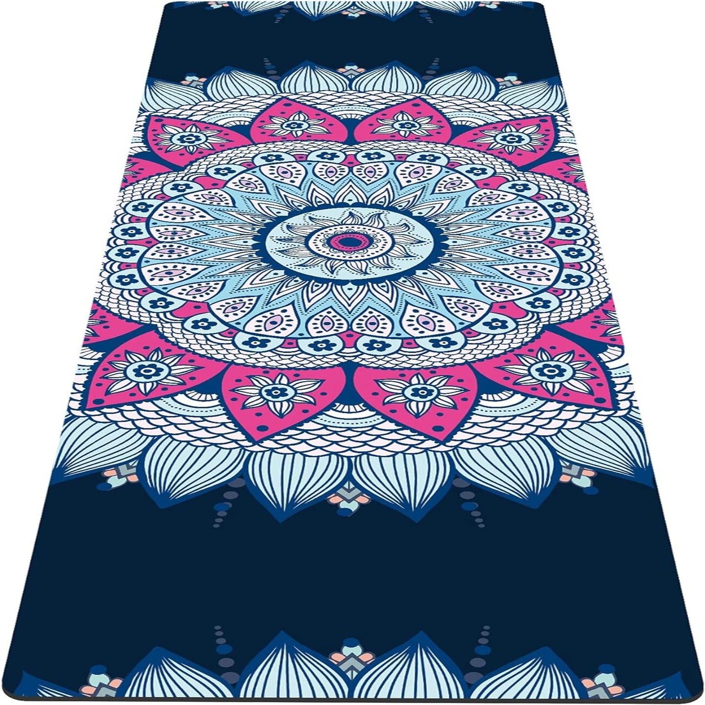 Ultimate Workout Mat - Beautiful Extra Thick TPE Yoga Mat with Non Slip Surface and Carrying Bag - 6MM Thick, 72"x24" Size - Ide