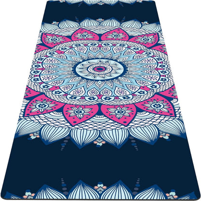 Ultimate Workout Mat - Beautiful Extra Thick TPE Yoga Mat with Non Slip Surface and Carrying Bag - 6MM Thick, 72"x24" Size - Ide