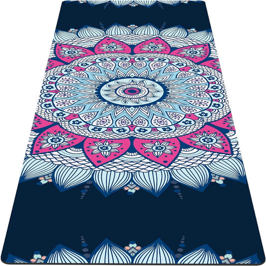 Ultimate Workout Mat - Beautiful Extra Thick TPE Yoga Mat with Non Slip Surface and Carrying Bag - 6MM Thick, 72"x24" Size - Ide