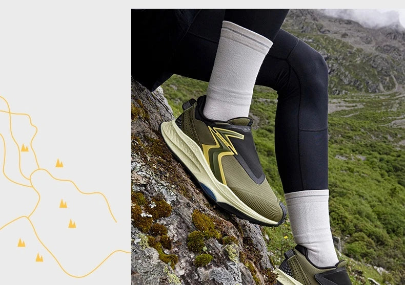 361 Degrees Men Running Shoes New Lightweight Soft Breathable Rebound Cushioning Non-Slip Outdoor Hiking Sneakers Male 672442208