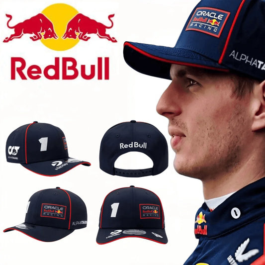 2025 New Red Bull Baseball Hat Verstappen Racing Hat Men's and Women's Summer Outdoor Fashion Leisure Sun Hat
