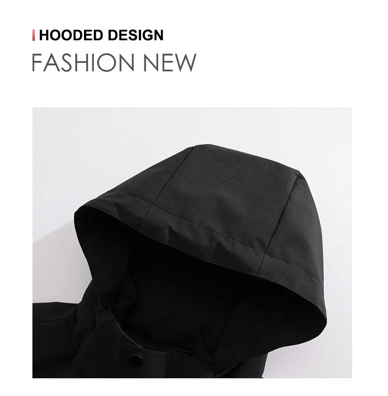 CHRLCK Men Women Hiking Jackets Waterproof Large Size Spring Autumn Windbreaker Camping Climbing Outdoor Coats Unisex