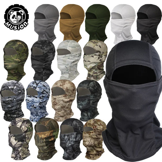 Musion Cycling Full Face Mask Sun Protection Bicycle Balaclava Dust Proof Sarung Muka Rider Toping Muka Headgear for Outdoor Rid