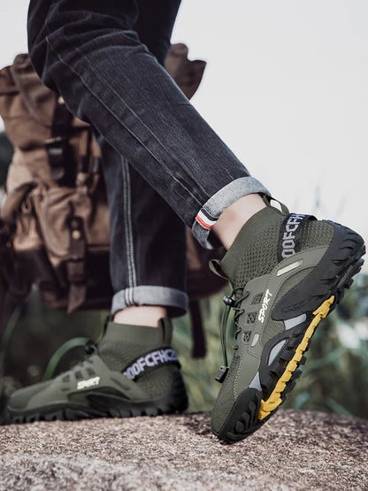 Men's and Women's Hiking Shoes, High Breathable Mesh Boots, Comfortable, Quick-drying, Hiking, Suitable For Travel And Leisure
