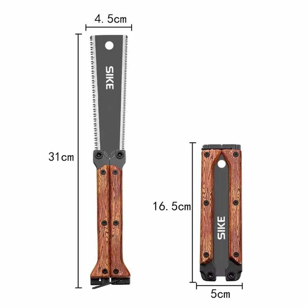 Double-Sided Folding Saw Gardening Pruning Saw Outdoor Camping Industrial Grade Anti Slip and Durable Manual Hardware Tool