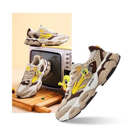 361 Degrees Men Casual Sports Shoes Summer Mesh Breathable Outdoor Comfortable Retro Light Thick-soled Male Sneakers 672436773