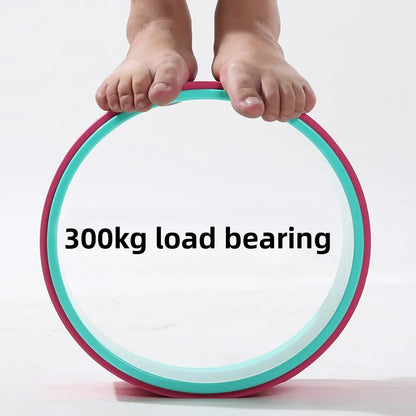 TPE Yoga Wheel - High-Density Eco-Friendly Fitness Equipment for Pilates Backbend Support Massage and Relaxation Pilates Yoga