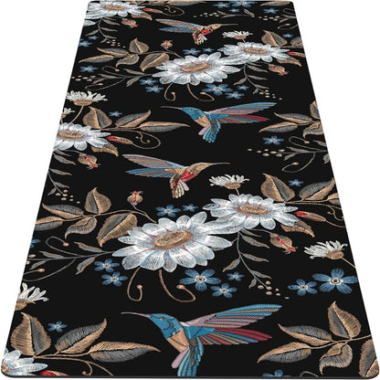 Ultimate Workout Mat - Beautiful Extra Thick TPE Yoga Mat with Non Slip Surface and Carrying Bag - 6MM Thick, 72"x24" Size - Ide