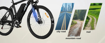 1000W Peak 48V Electric Bike for Adults, 26 inch Electric Mountain Bike with Removable Battery,Up to 50Miles Range 20 MPH