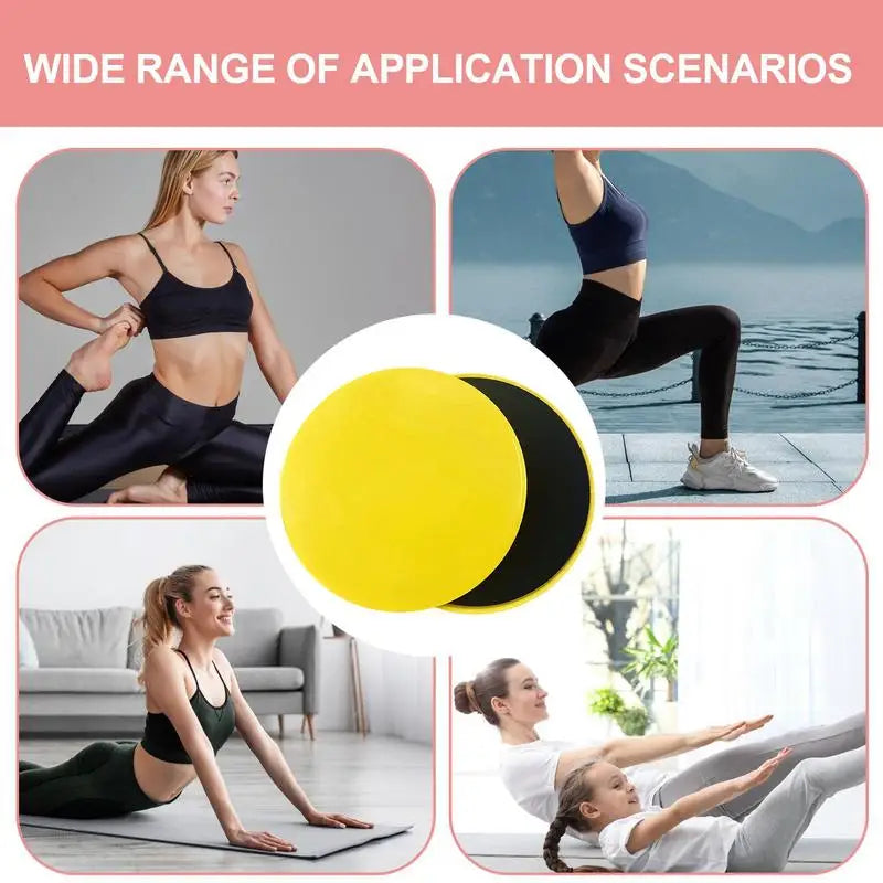 Fitness Core Slider Pilates Exercise Gliding Discs Slider Full-Body Workout Training for Core Workouts Yoga Sports Equipment