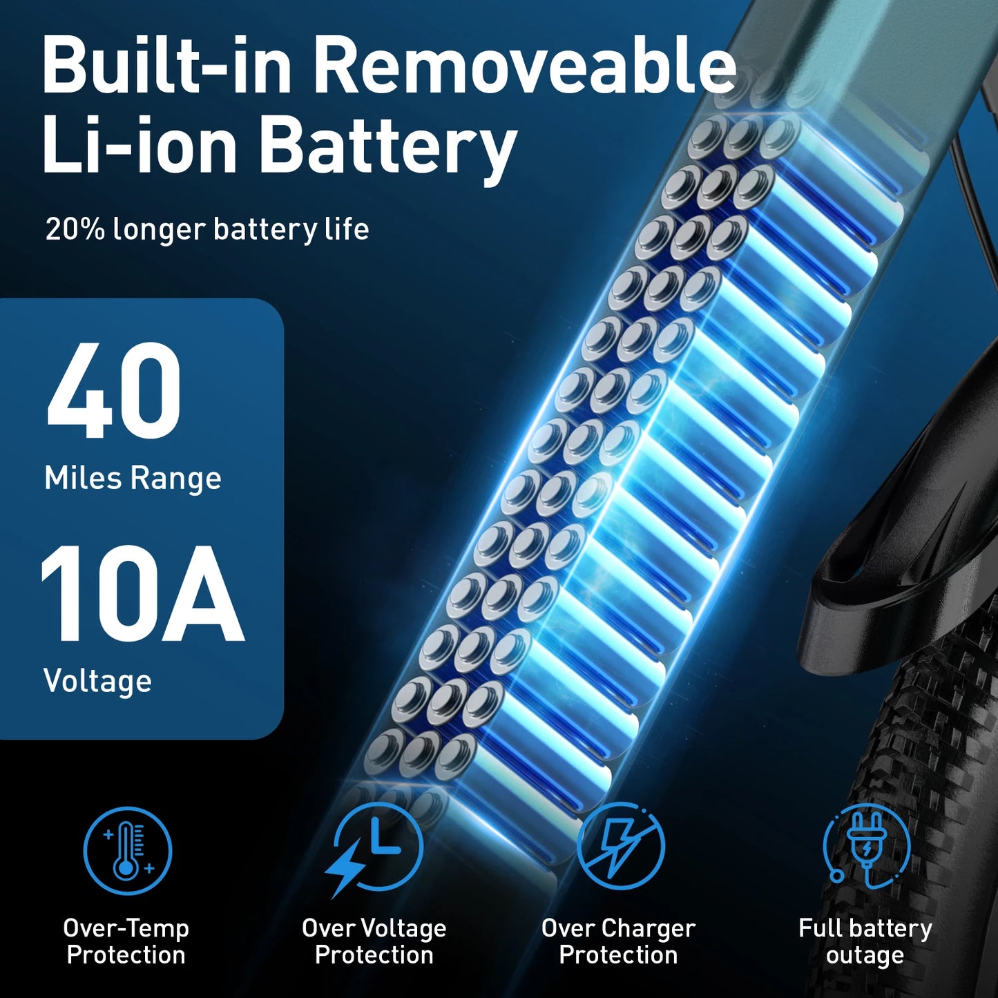 26" 24" Electric Motorcycles Mountain Bike for Adults 36V 374Wh/468Wh Battery,500W Motor Bicycle, 21-Speed 30 Miles Range Ebikes