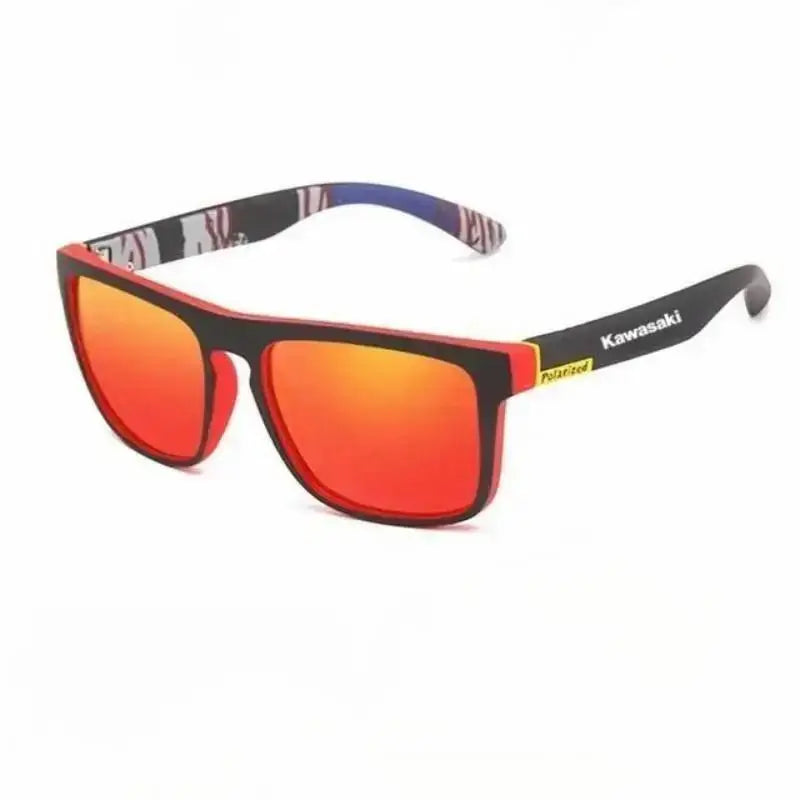 Fashion  Kawasaki Polarized Cycling Glasses Men's Women's Outdoor Sports Sunglasses Hiking Self Driving Climbing Fishing Glasses