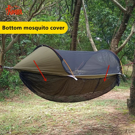 2025 Traveler  hammock bottom mosquito cover outdoor hammock detachable mosquito net camping hammock quick opening mosquito net