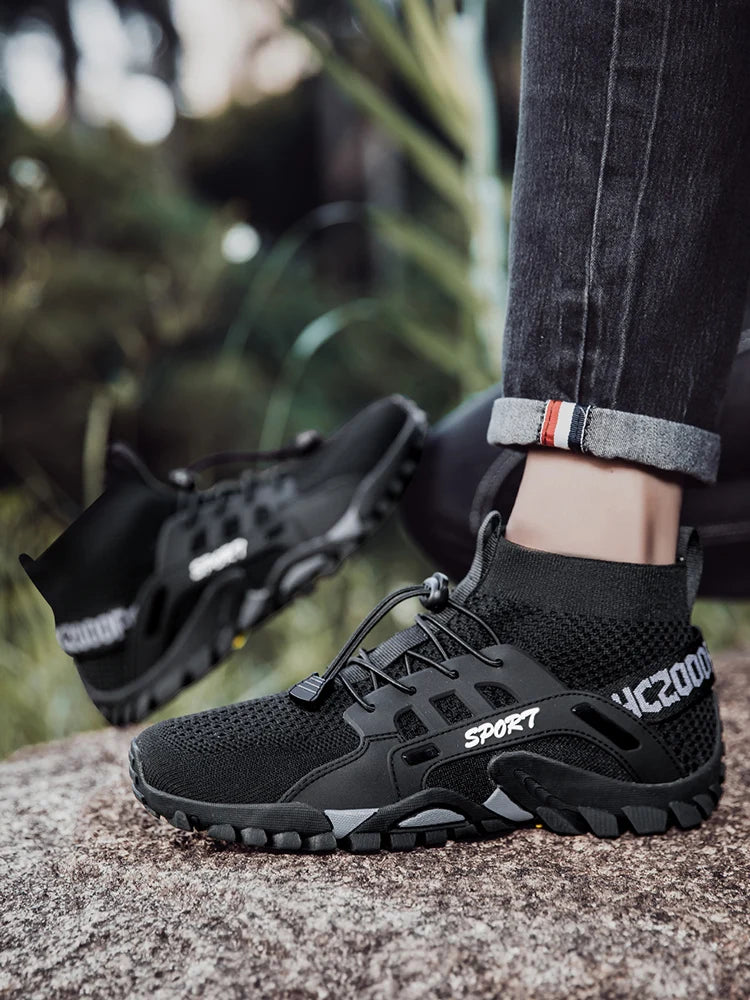 Men's and Women's Hiking Shoes, High Breathable Mesh Boots, Comfortable, Quick-drying, Hiking, Suitable For Travel And Leisure