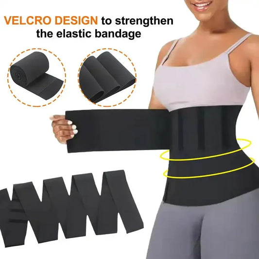 "Plus Size Waist Trainer Shapeware: Wrap Waist Belt for Slimming Body"