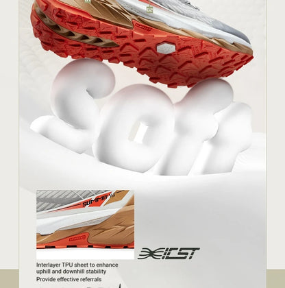 361 Degrees Yushan PRO Men Running Shoes Durable Hiking Cushioning Breathable Non-slip Outdoor Jogging Male Sneakers 672522250