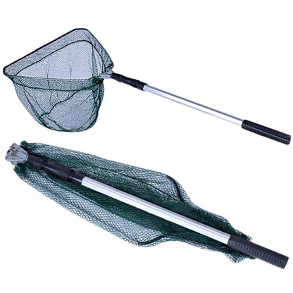 Telescopic Folding Fishing Landing Net 190CM Pole Collapsible Extensible Aluminum long Handle For Bird Fish Catch Aquarium Ponds