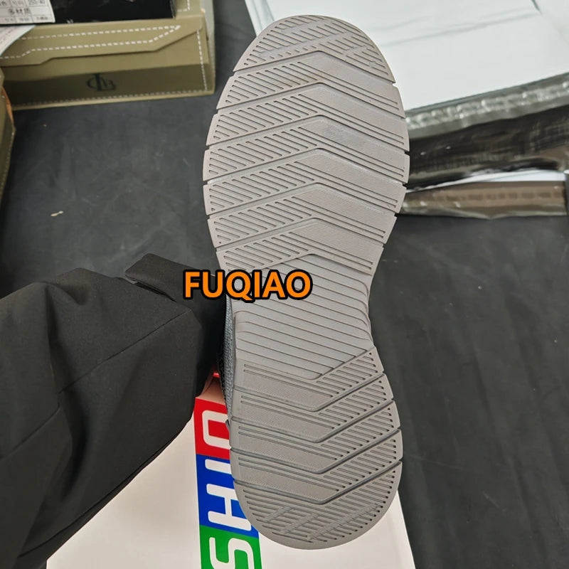 Summer Breathable Comfortable Elevator Sneakers Height Increase Shoes for Men Lift Insoles 7CM Hidden Heels Lift Sports Taller