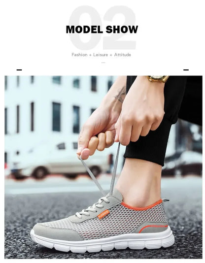 Men Shoes Summer Sneakers Mesh Running Shoes Lightweight and Breathable Sneakers For Men Tenis Sports Shoes