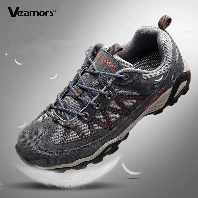 Unisex Outdoor Sneakers Wear-resistant Hiking Shoes For Men Women Non-Slip Tactical Climbing Shoes Breathable Trekking Sneakers