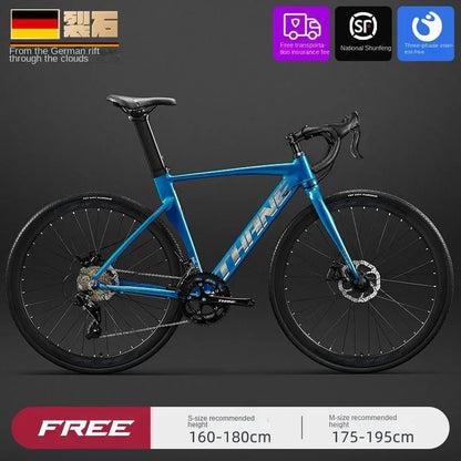 700C curved handle road bicycle 27 speed oil disc brake gravel bike ultralight aluminum alloy frame Road Racing bicicleta aldult