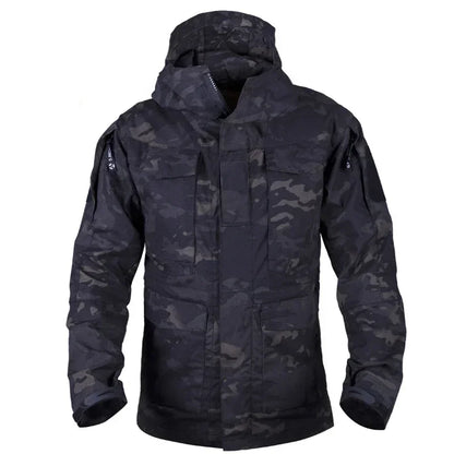 M65 UK Clothes Windproof Hunting Field Jackets Mens Winter/Autumn Waterproof Pilot Train Coat Hoodie Three Colors