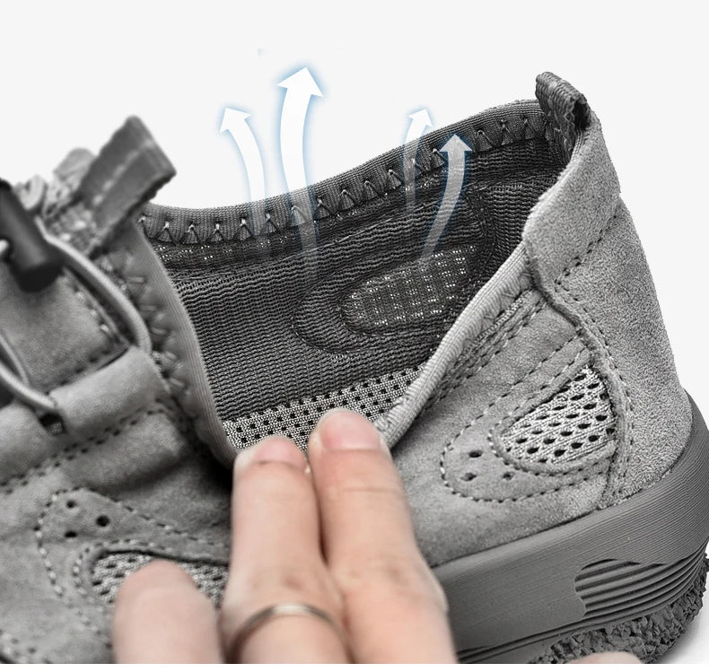 Summer Men Outdoor Shoes For Hiking Tourism Trekking Walking Sneakers Climbing Mountain Trail High Quality