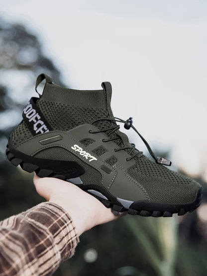 Men's and Women's Hiking Shoes, High Breathable Mesh Boots, Comfortable, Quick-drying, Hiking, Suitable For Travel And Leisure