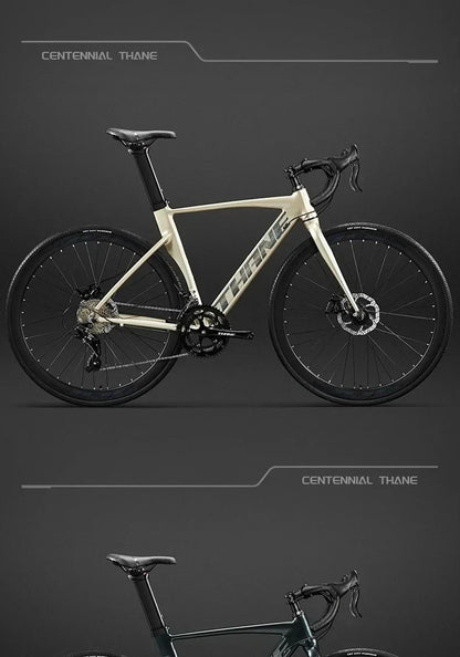 700C curved handle road bicycle 27 speed oil disc brake gravel bike ultralight aluminum alloy frame Road Racing bicicleta aldult