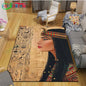 Egyptian Pharaoh- goddess-Runes Printed  Carpets Living Room Anti-Skid Area Rug Kids Bedroom Mats Yoga Mat Large Carpet Decor