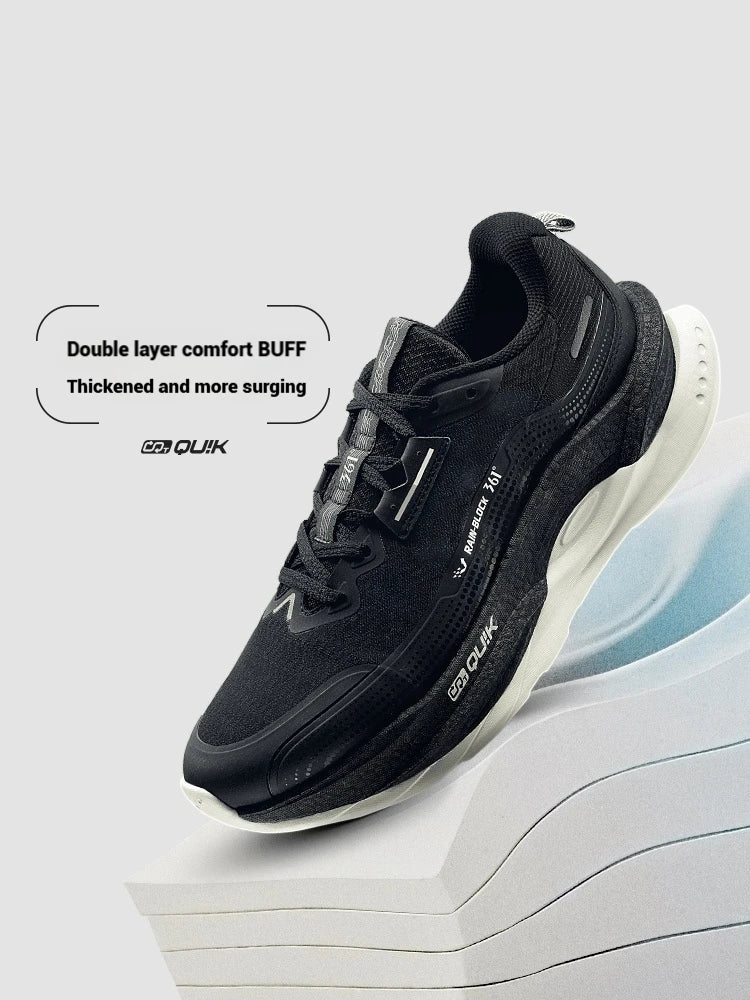 361 Degrees Fierce 5.0 Rainblock Men Running Shoes Anti Splash Rainproof Grippy Rebound Durable Flexible Male Sneakers 672532216