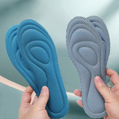 2/4pcs Memory Foam Orthopedic Insoles Shoes Men Women Nano Antibacterial Deodorization Insole Sweat Absorption Running Cushion