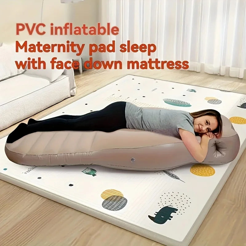 Ultra Soft PVC Inflatable Maternity Pillow Face Down Mattress Full Body Support Pregnant Women Protect Every Moment of Pregnancy