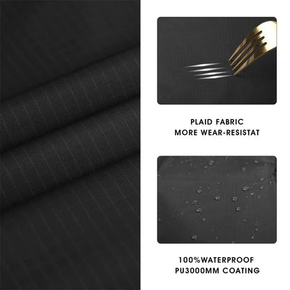 Outdoor 3in1 Hooded Waterproof Military Raincoat Poncho Motorcycle Camping Hiking Travel Rain Cover Tent