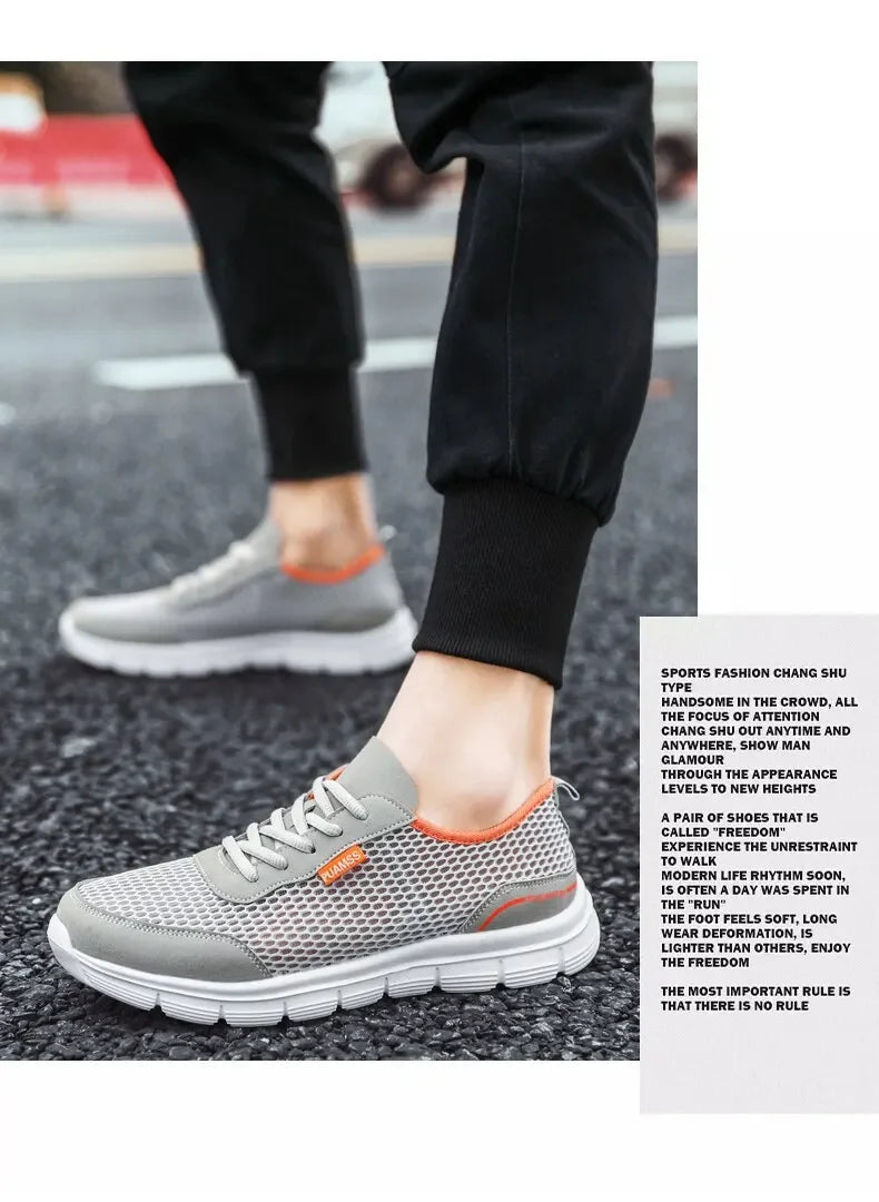 Men Shoes Summer Sneakers Mesh Running Shoes Lightweight and Breathable Sneakers For Men Tenis Sports Shoes