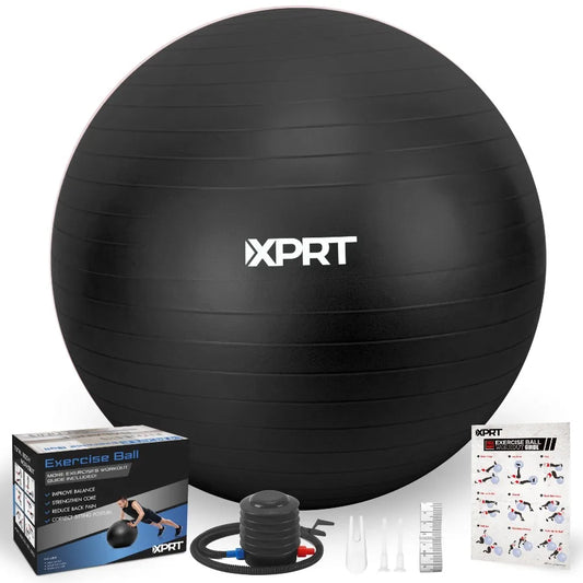 Exercise and Workout Ball Yoga Ball Chair Great for Fitness Balance and Stability Extra-Thick with Quick Pump 55 cm