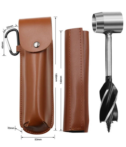 Auger Drill Bits Outdoor Survival Punch Tool Camping Bushcraft Manual Hole Maker Wrench Wood Drill Core Woodworking
