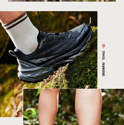 361 Degrees Yushan PRO Men Running Shoes Durable Hiking Cushioning Breathable Non-slip Outdoor Jogging Male Sneakers 672522250