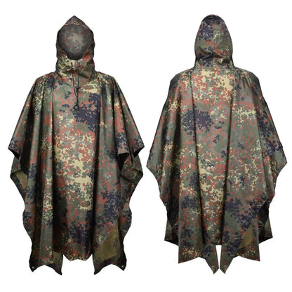 Rain Coat Women Men Simulation Tree Breathable Outdoor Raincoats Poncho Waterproof Rain Hiking Hunting Camp Fishing Gear Cover