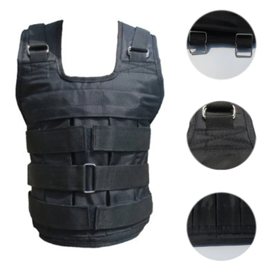 Weighted Vest Weight-bearing Vest Oxford Cloth Running Vest Comfortable Weight Loading Vest Adjustable for Strength Training