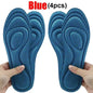 2/4pcs Memory Foam Orthopedic Insoles Shoes Men Women Nano Antibacterial Deodorization Insole Sweat Absorption Running Cushion